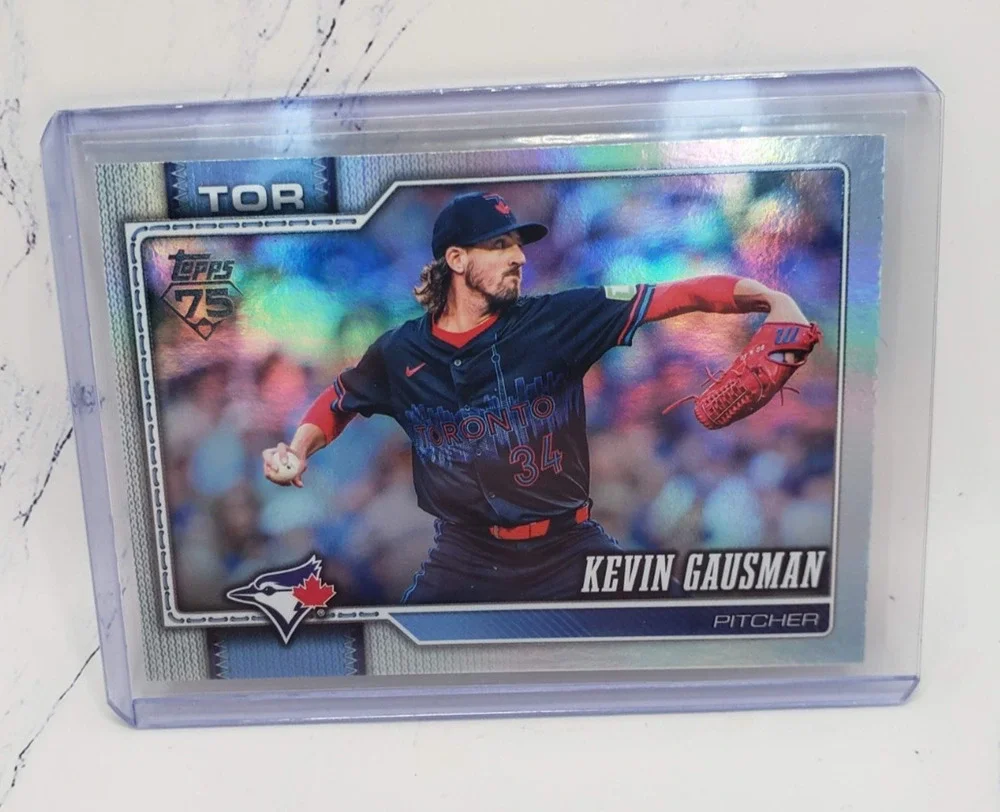 2026 Topps Series 1 Kevin Gausman #311 75th Rainbow Foil Toronto Blue Jays